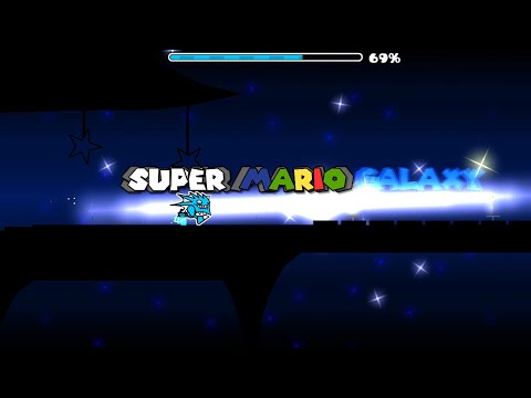 Geometry Dash [FREE USER COINS #3] "Super Mario Galaxy" (100%) (3/3 coins) (Epic Easy Level)
