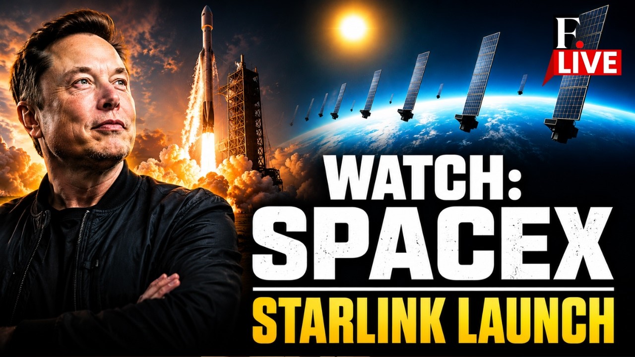 SpaceX LIVE: Elon Musk's SpaceX Launches Its Latest Batch Of Starlink Satellites