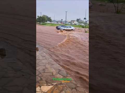 Um pouco da chuva de hoje em Valparaíso de Goiás  #valparaisodegoias #brasilia #df #bsb