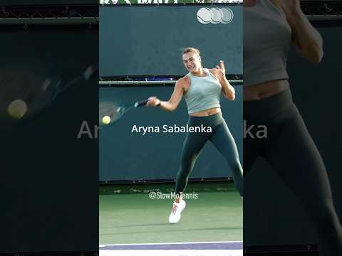 Top WTA Forehand Compilation in Slow Motion (2025) #tennis #slowmotion #forehand