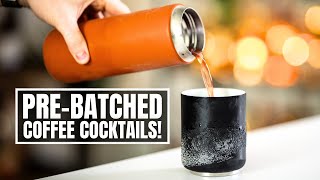 The Best PRE-BATCHED Coffee Cocktails: Easy, Equal Parts Recipes for New Year!