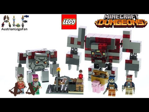 LEGO Minecraft Dungeons 21163 The Redstone Battle - Lego Speed Build Review