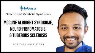 McCune Albright Syndrome | High Yield Genetic and Metabolic Syndromes for the #USMLE Step 1 #shorts
