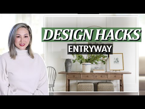 DESIGN HACKS! 5 Things Every Entryway Needs | Julie Khuu