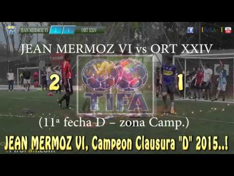 2 JEAN MERMOZ VI vs ORT XXIV 1 - 11a fecha D – zona Camp - 22-11-2015