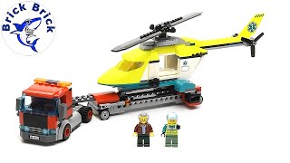 LEGO City 60343 Rescue Helicopter Transporter - Speed Build Review
