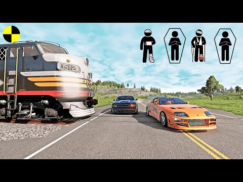 Realistic High-Speed Car Crashes in BeamNG.drive #33 | Ultra Detailed Crash Compilation