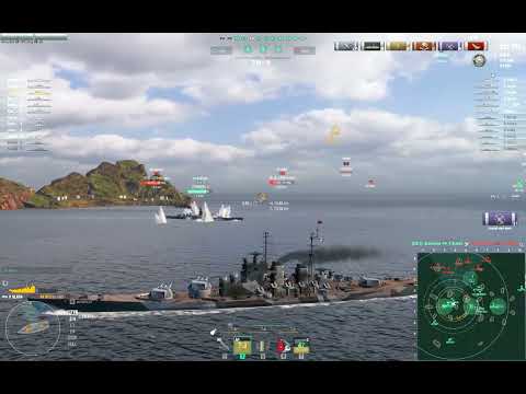 World of Warships Slava Vs Yamato