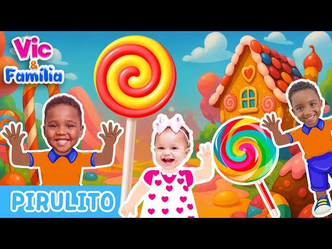 Pirulito que bate, bate - Vic e Família  #musicainfantilpersonalizada #festainfantil #musicainfantil