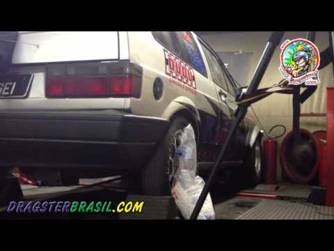 Gol DT-A Alexandre Mizukami - Recorde de potência 4 cil 8v turbo Dynojet
