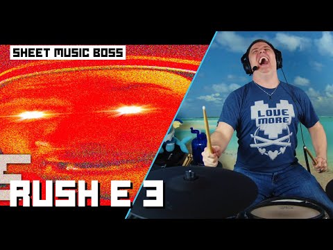 Playing Rush E 3 For The First Time On Drums!