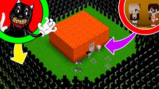 Download lagu 1,000,000 CARTOON CAT VS LAVA HOUSE | WILL WE SURVIVE? MINECRAFT TROLL MOVIE mp3