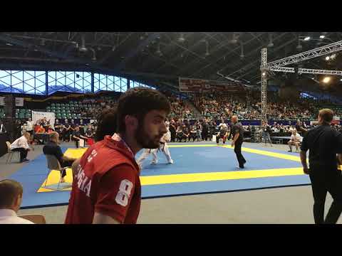 Filip Szeller vs Zoltan Magyar European Championships Shinkyokushin karate Wrocław 2018r.