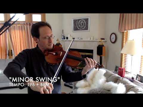 "Minor Swing," solos by Reinhardt and Grappelli, demo by Evan Price