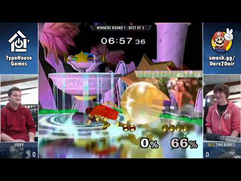 Dare 2 Dair - Jibby(Falcon) VS TimeBones(Roy) - Melee W. Round 1
