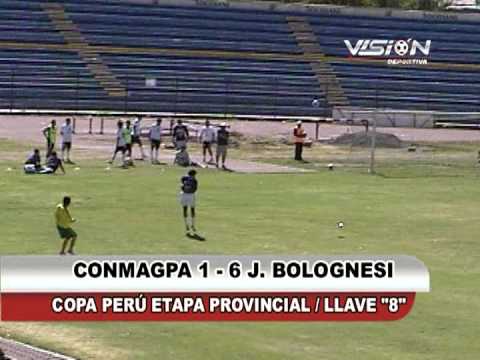 CONMAGPA 1 - 6 J.BOLGNESI COPA PERU ETAPA PROVINCIAL - Visión Deportiva 2013 TVT Canal 39