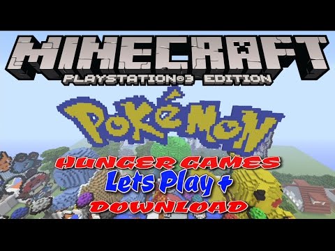 POKEMON HUNGER GAMES LETS PLAY + DOWNLOAD MINECRAFT PS3 PS4 EU & US / DISC & DIGITAL