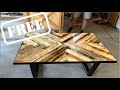 Turning Free Pallets Into A Table Pallet Wood Project