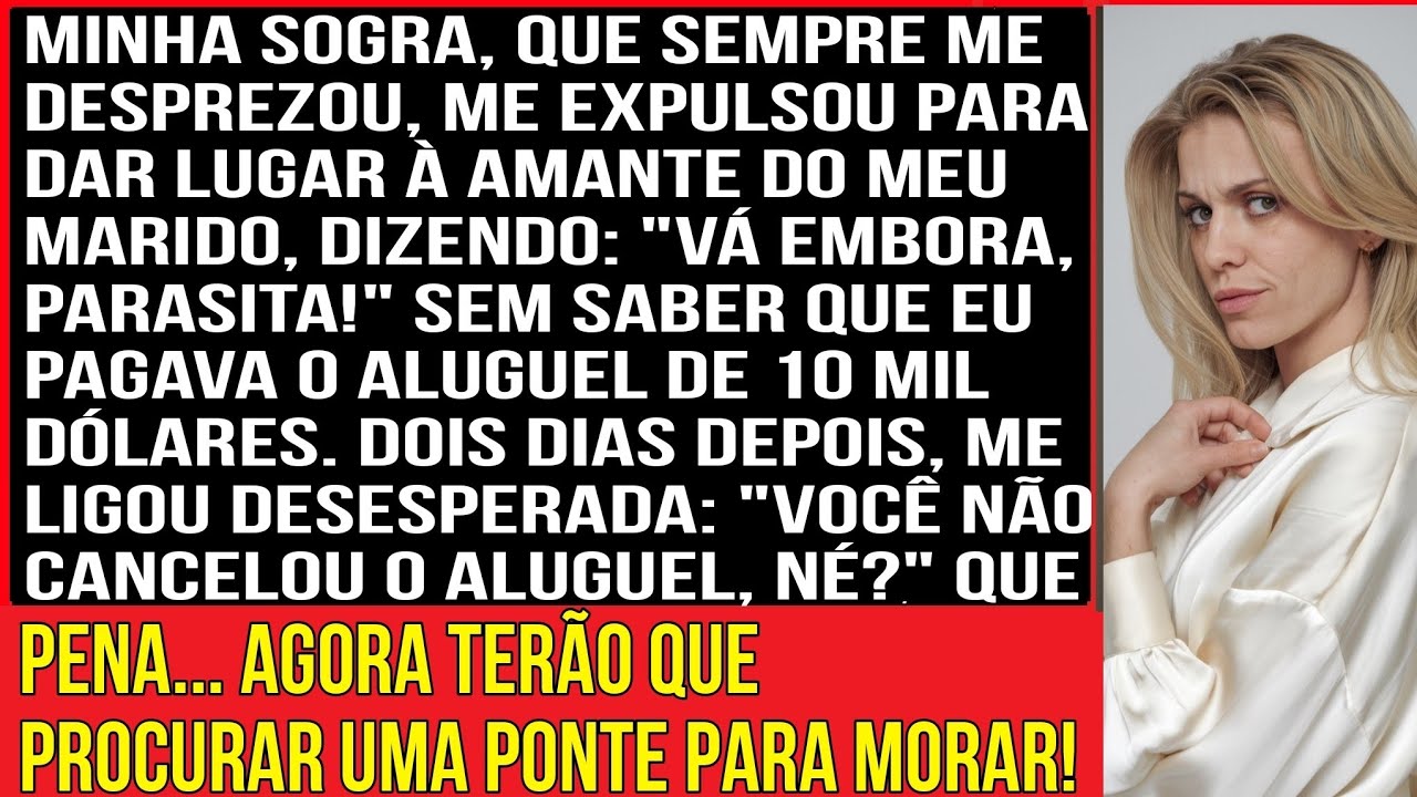 Minha sogra, que sempre me tratou com desdém e desprezo, me expulsou para dar lugar à amante do...