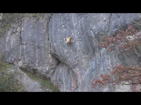 Alex Megos | Uncut | Wunderheiler 9a/+, Schneiderloch, Frankenjura | 2nd ascent (?)