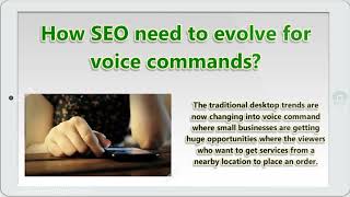 SEO voice, content, referral, and integrated marketing techniques