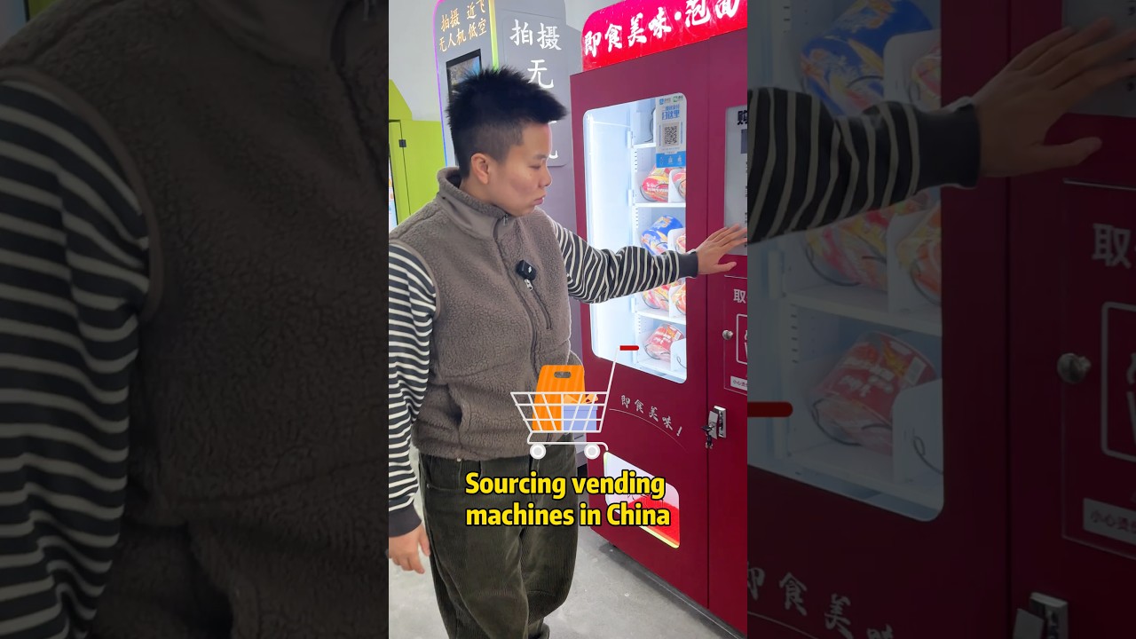 Sourcing vending machines from China is simple and affordable！#supplierfinds #jingsourcing