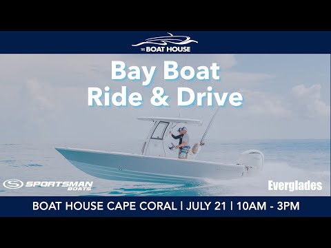 21 de julho Evento Boat House IN WATER Bay Boat Ride & Drive