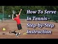 How To Serve In Tennis In 7 Steps - Serve Technique Tutorial