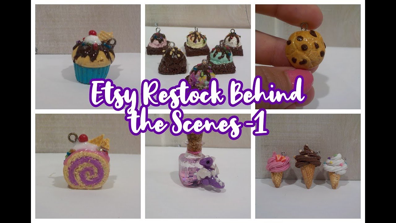 How I MAKE, SELL, and SHIP Polymer Clay Charms on Etsy!!!