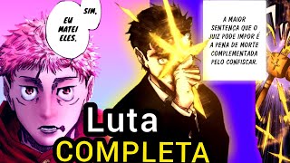 itadori vs higuruma luta completa (jujutsu kaisen) capitulo: 163 ao 166 #hanagakisan #jujutsukaisen