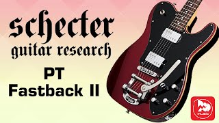 Video thumbnail for Электрогитара Schecter PT Fastback II B by PopMusicRu