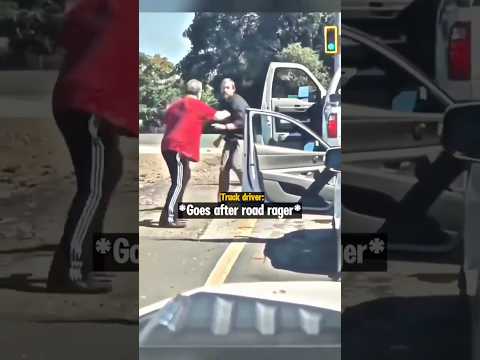 When You Road Rage The Wrong Truck Driver