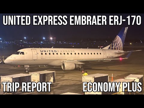 Miniatura de YouTube para United Airlines Embraer 170