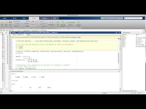 Matlab Dot