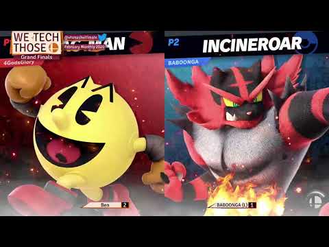 VT February 2020 Monthly Ben (Pac-Man) vs BABOONGA (Incineroar) Grand Finals