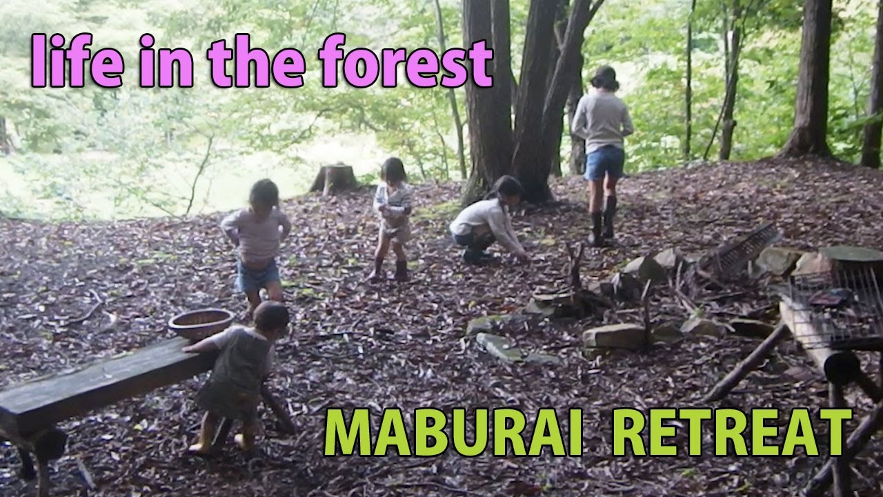 秋の収穫　栗拾い　きのこ狩り　稲刈り　挿し掛け作り　焚火料理　食育　山暮らし　田舎暮らし　自然育児　forest life　homestead　selfsufficient lifestyle