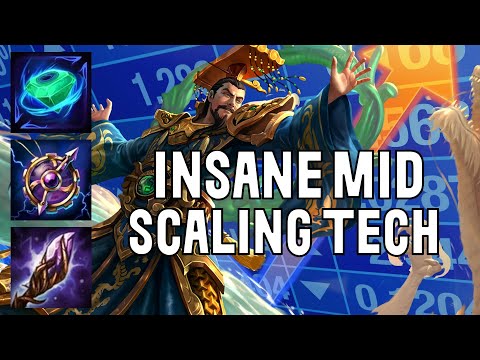 PLAYING FOR THE LATE GAME WITH THIS BUILD - Yu Huang Mid Ranked Conquest