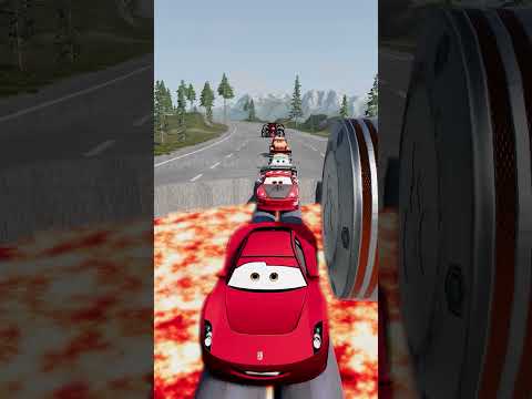 Pixar Cars Lava Bollard Crush – BeamNG.drive