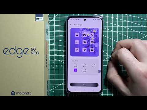 Motorola Edge 50 Neo How to Change Icons Shape