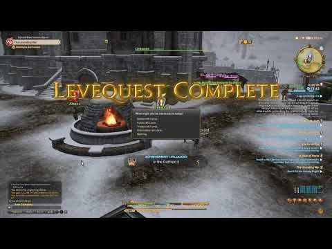 FFXIV - Lvl 35 DOL - Levequest in Coerthas Central Highlands