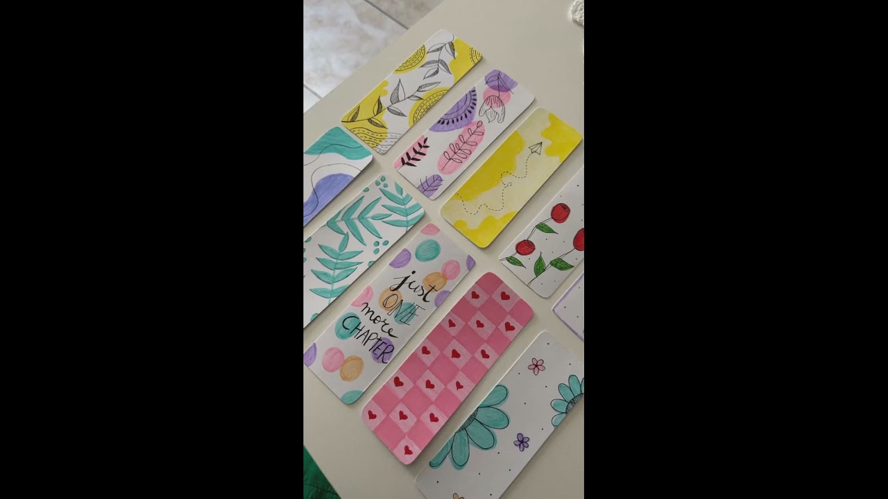 aesthetic bookmark ideas ✨ #song #art #bookmark #yt #shortvideo