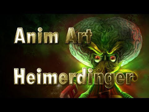 Animated Art - Alien Invader Heimerdinger