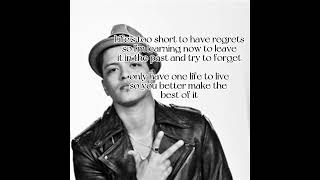 Today my Life Begins with Lyrics by Bruno Mars