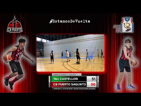 Videoresumen Tau Castellón - Cadete A Cb Puerto Sagunto (LIGA 20-21)
