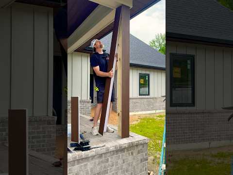 How to install the CHAMCLAD 2 piece 7” column wrap #gotitcoach #diy #column