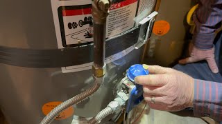 No hot water? How to relight a water heater (newer style)