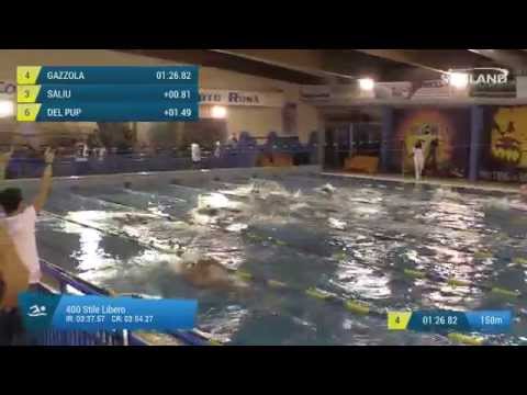 Serie 1 dei 400 Stile Libero  Assoluti Maschi Agonisti - Meeting di Halloween 10Trofeo citta' di Ro