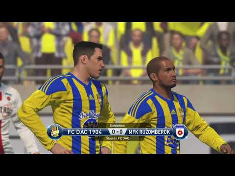 Fortuna Liga Pro Evolution Soccer FK DAC 1904 Dunajská Streda-MFK Ružomberok PES
