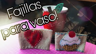 Hermosas fajillas para café/coffee sleeve