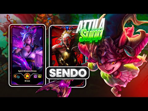 La Riven Master Educo a SENDO y yo carreé con Lulu - ATTILA LOL